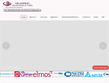 Tablet Screenshot of millenniumsemi.com